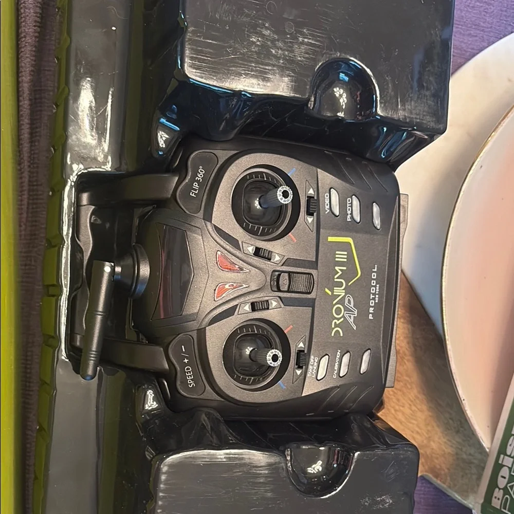 Black and Yellow Simulated Camera Drone